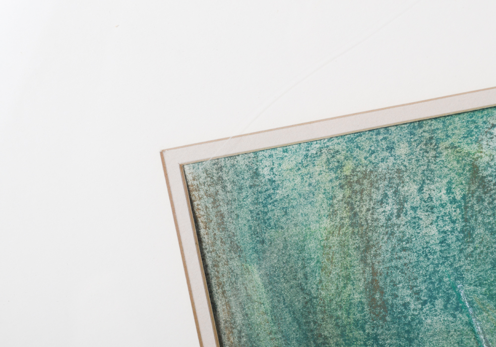 Joanne Sullivan Woman in Garden Oil Pastel