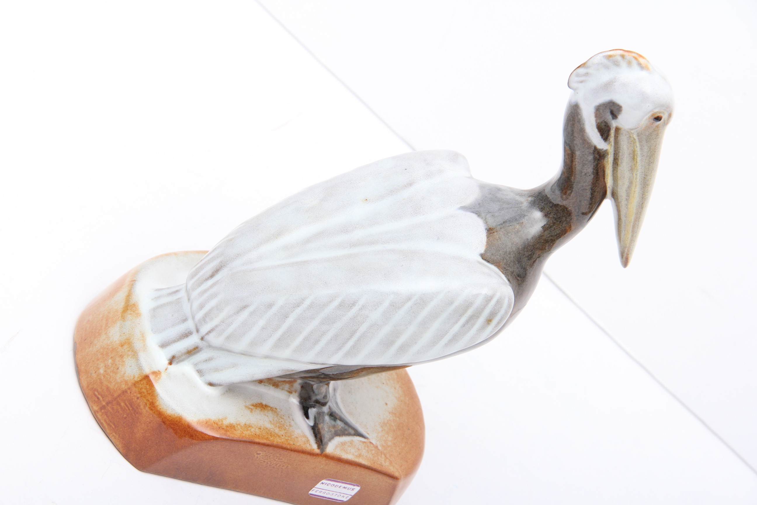 Nicodemus Ferro-Stone Pelican Sculpture