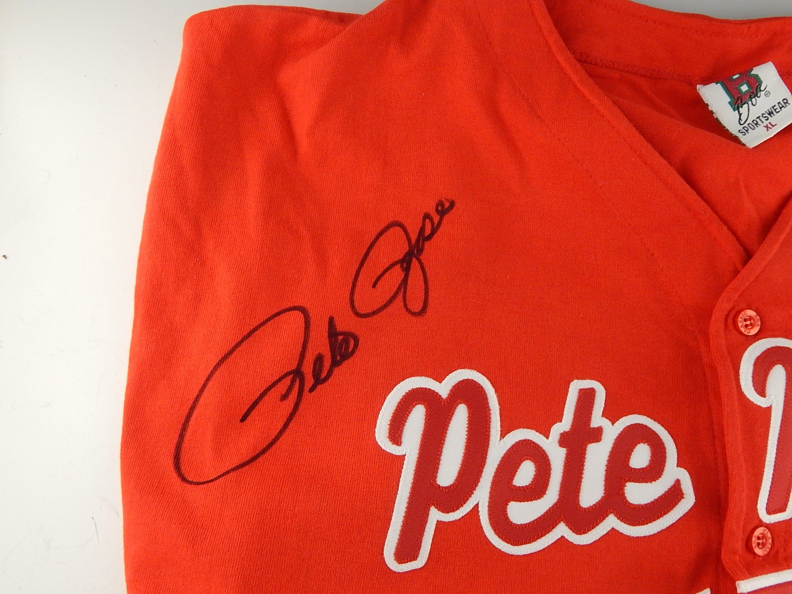 Pete Rose Signed Jersey