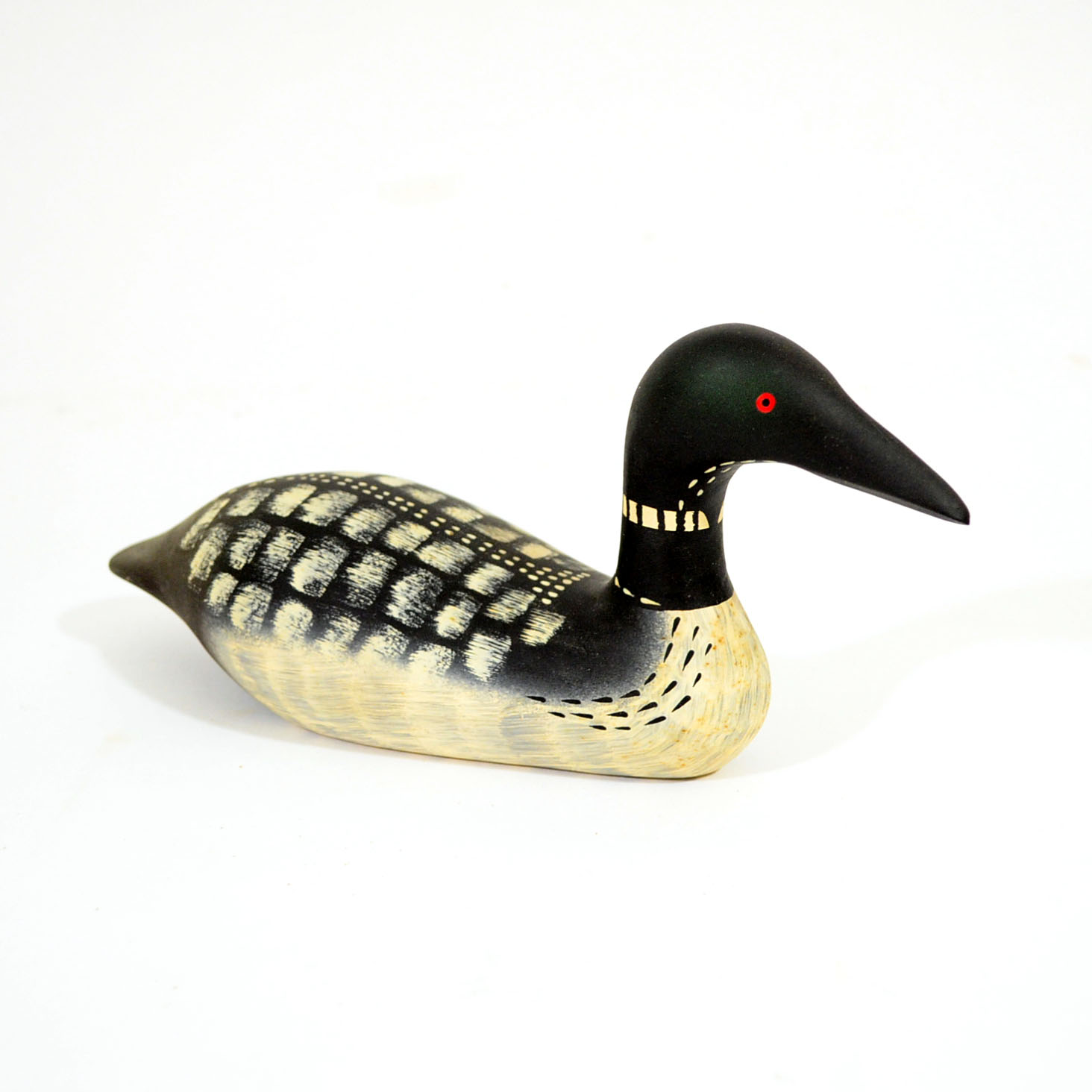 Leonard C. Hancock Jr. Hand Painted Common Loon Decoy