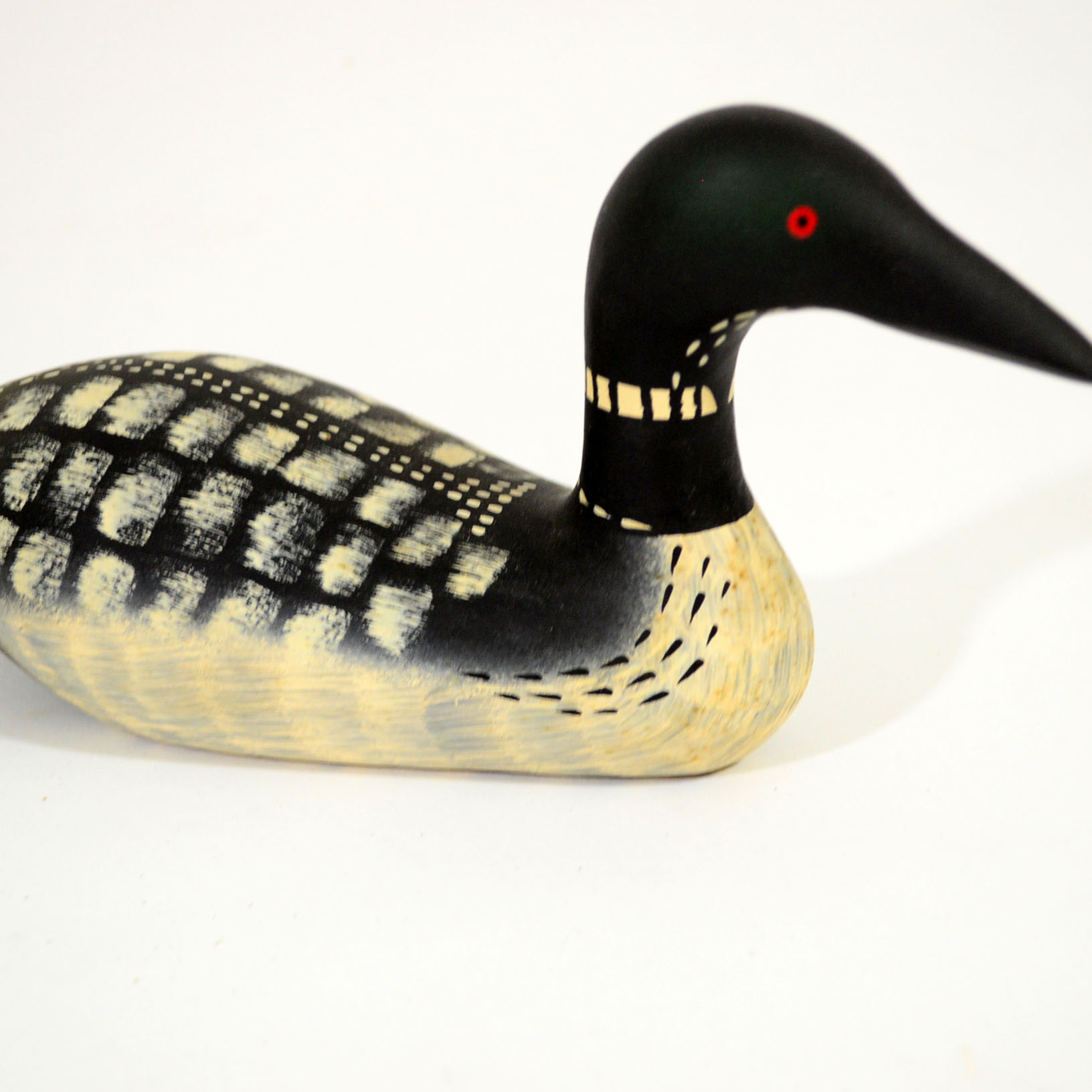 Leonard C. Hancock Jr. Hand Painted Common Loon Decoy