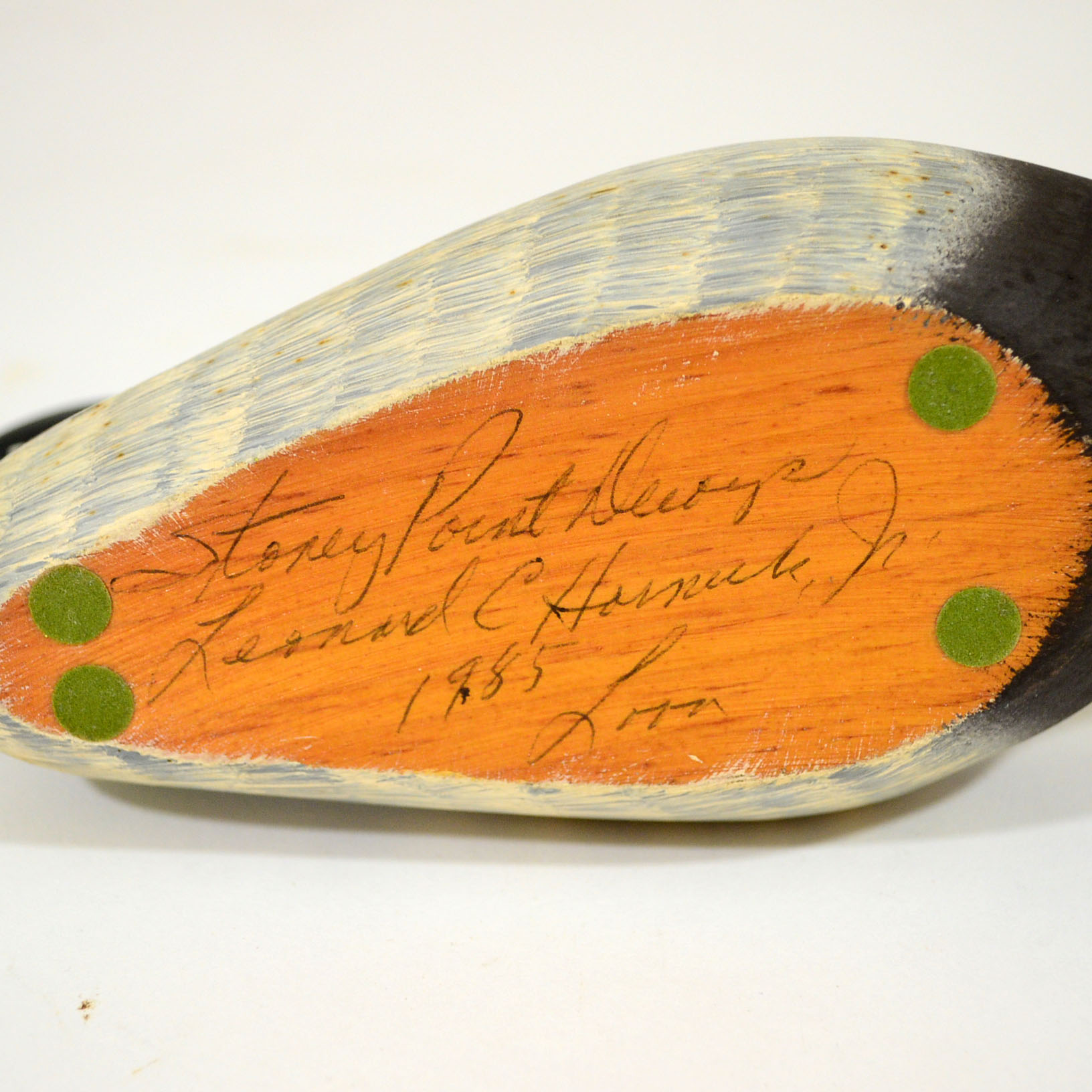 Leonard C. Hancock Jr. Hand Painted Common Loon Decoy