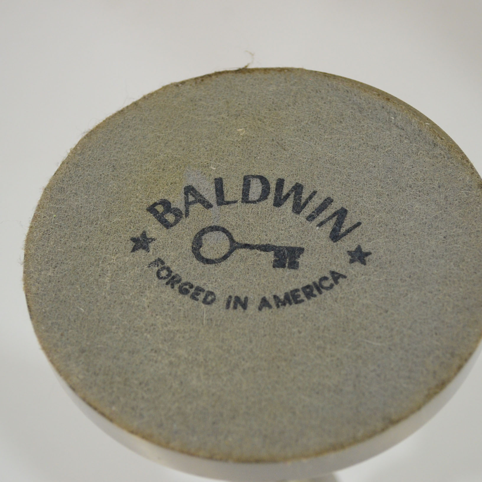 Pair of Baldwin Pewter Candlesticks & Hurricanes