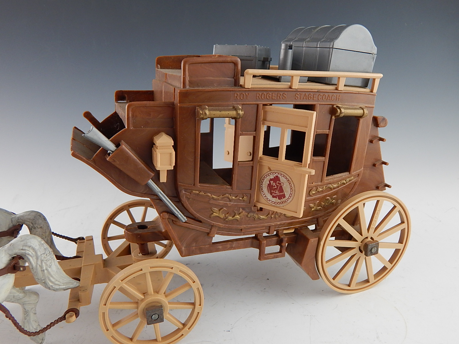 Roy Rogers Toy Stage Coach and Six Picture Cards