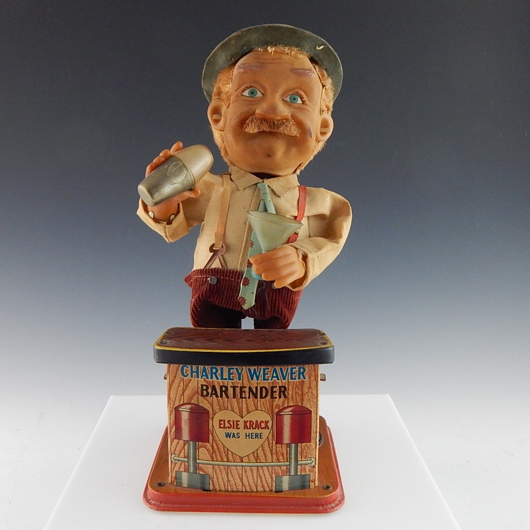 1962 Charlie Weaver Battery Operated Bartender