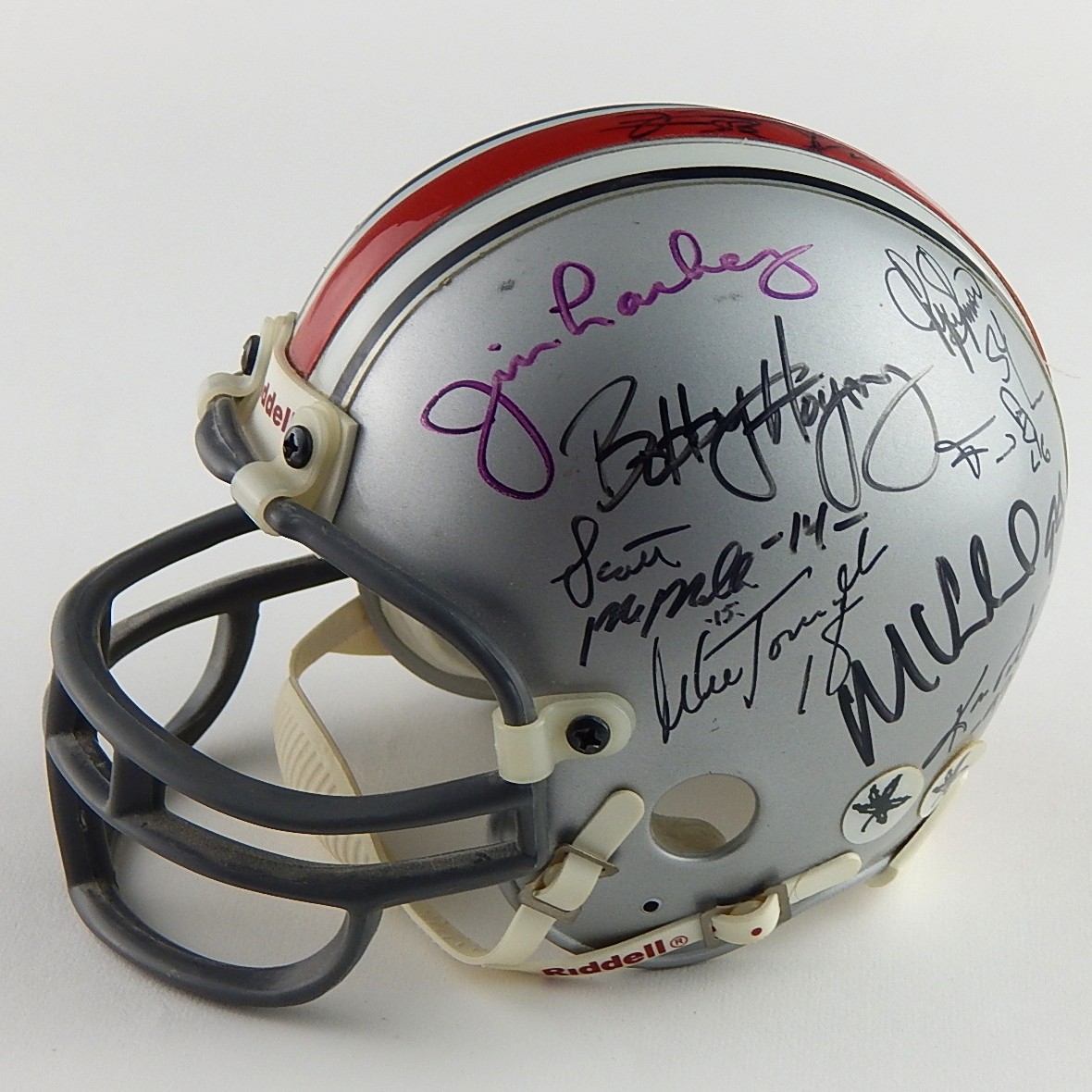 Ohio State Buckeyes Mini Football Helmet - Signed, Bobby Hoying