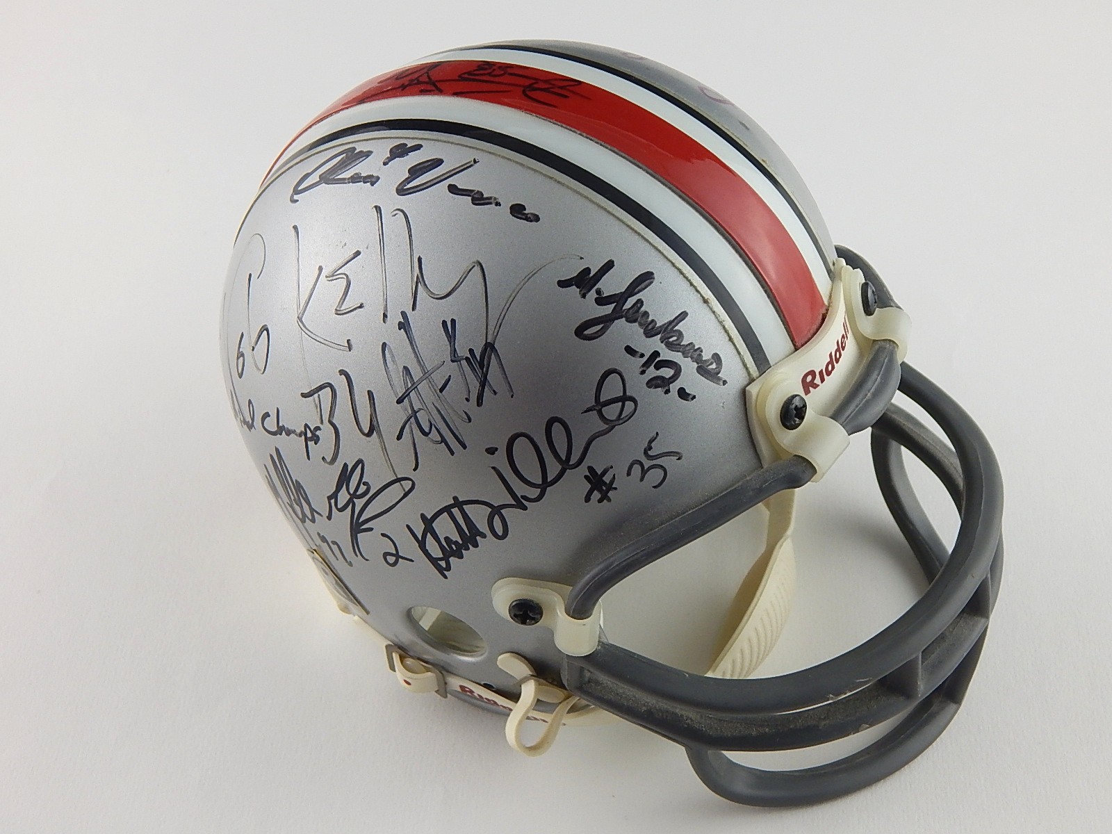 Ohio State Buckeyes Mini Football Helmet - Signed, Bobby Hoying