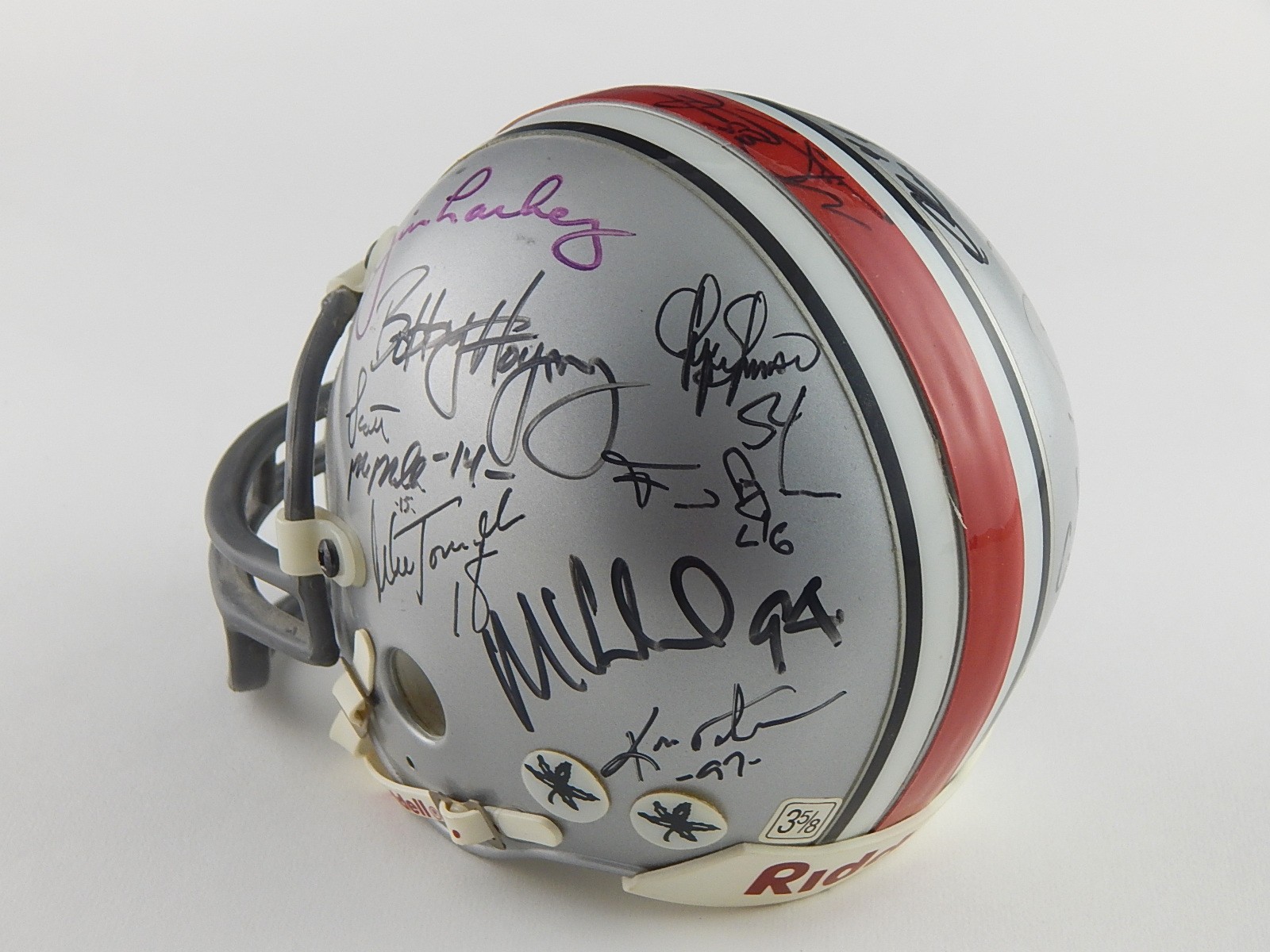 Ohio State Buckeyes Mini Football Helmet - Signed, Bobby Hoying