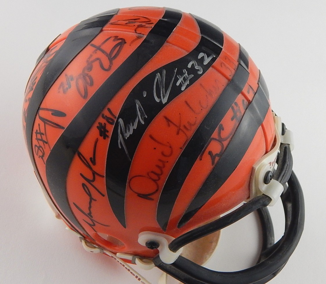 Cincinnati Bengals Mini Helmet - Autographed