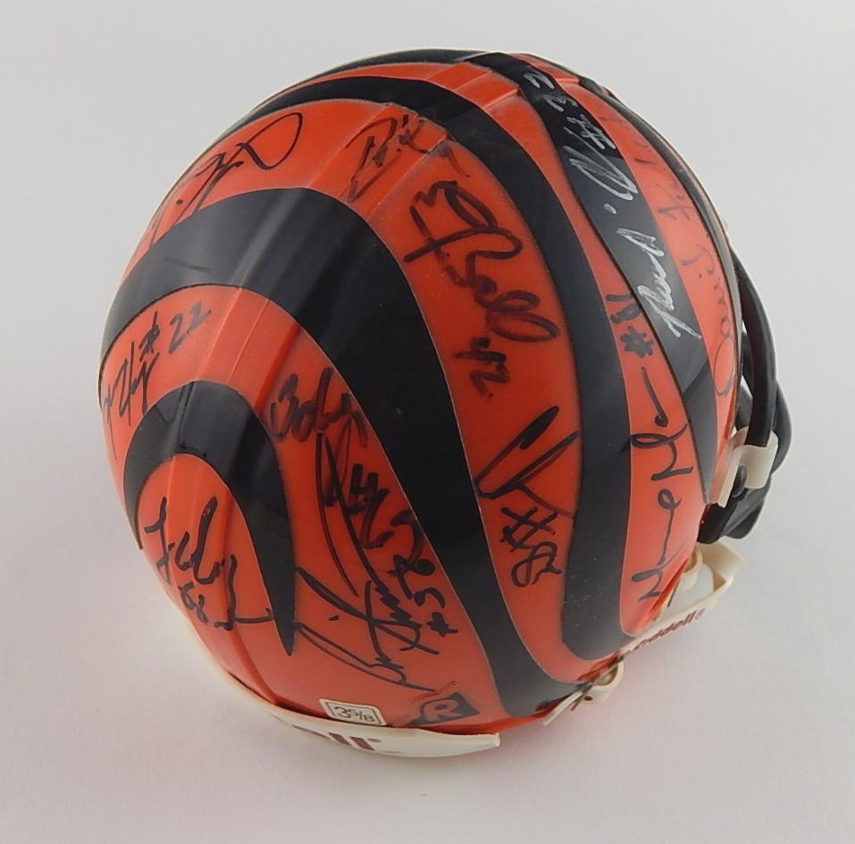 Cincinnati Bengals Mini Helmet - Autographed