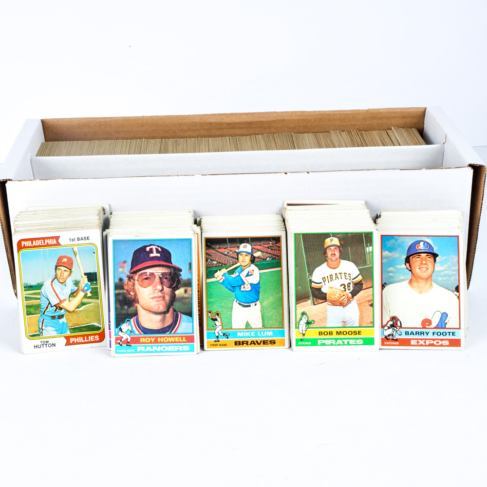 Topps Baseball Cards from the Mid 1970's