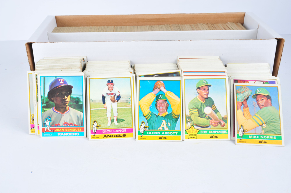 Topps Baseball Cards from the Mid 1970's
