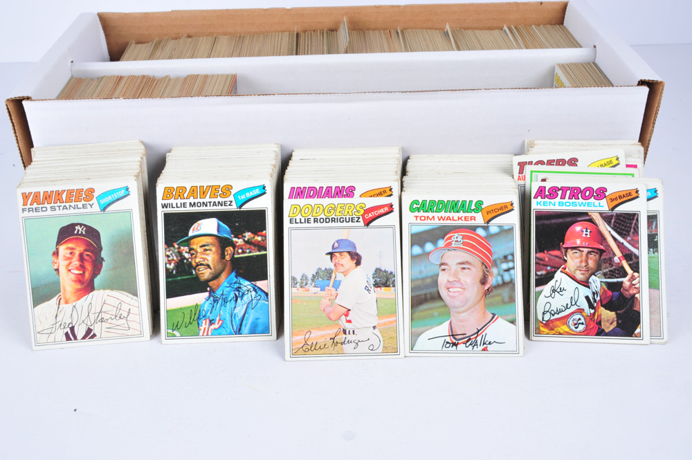 Topps Baseball Cards from the Mid 1970's