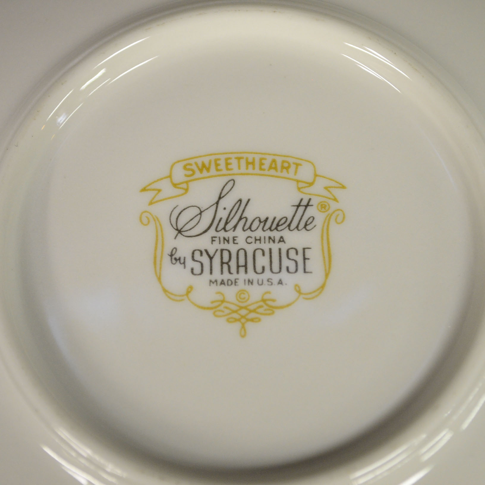 Set of Syracuse "Sweetheart" China Pieces