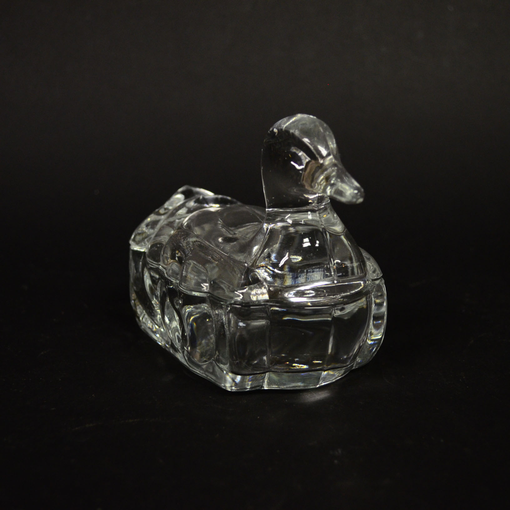Set of Duck-Shaped Glass Ash Receivers
