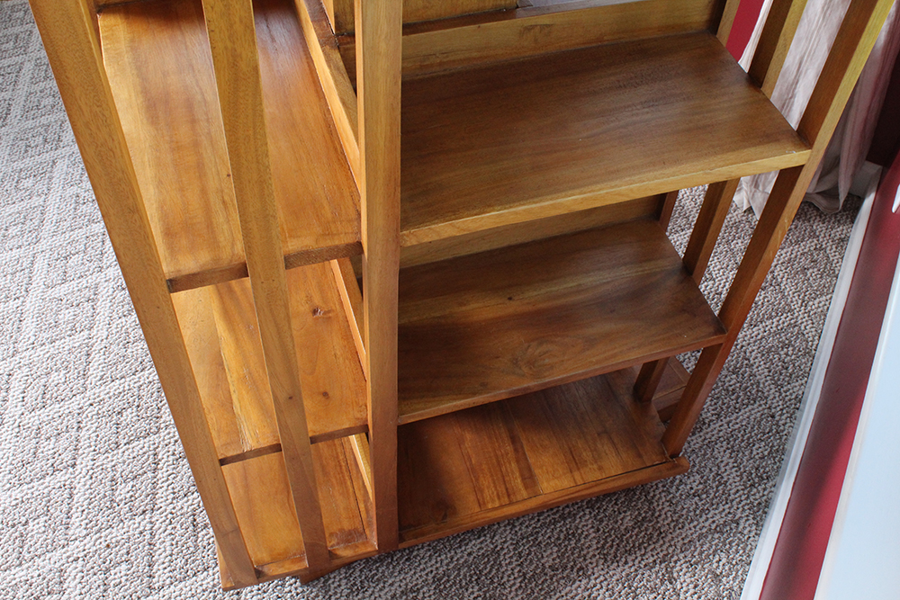 Craftsman Made Wooden Revolving Tower Shelf