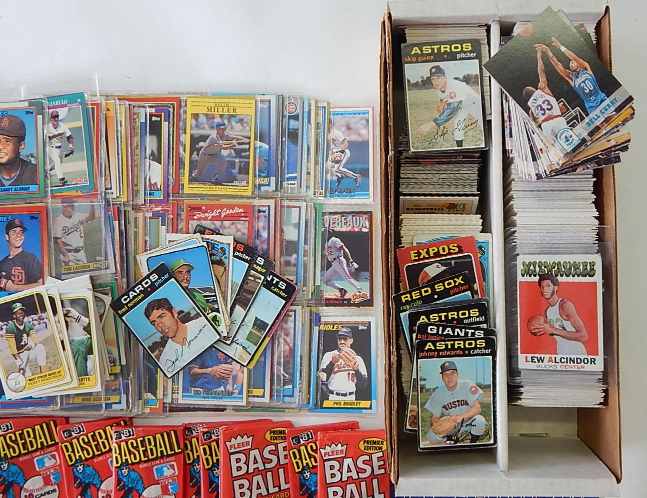 Large Sports Card Collection - 1970's thru 1990's