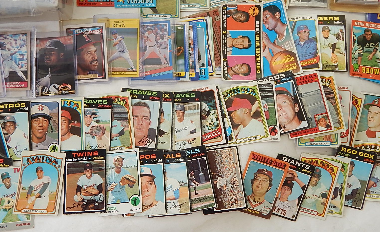 Large Sports Card Collection - 1970's thru 1990's