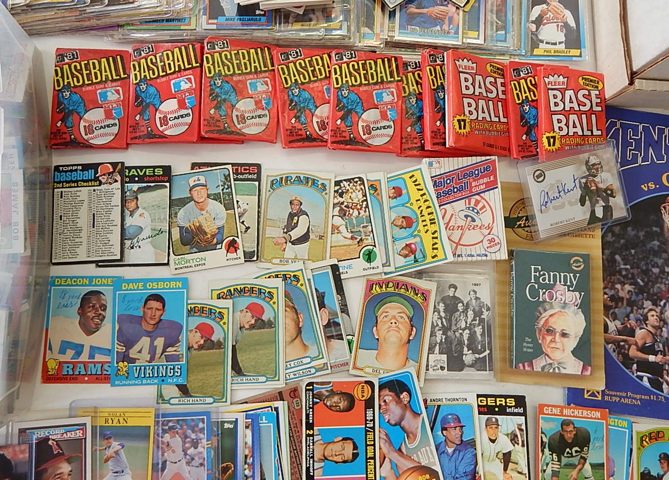 Large Sports Card Collection - 1970's thru 1990's