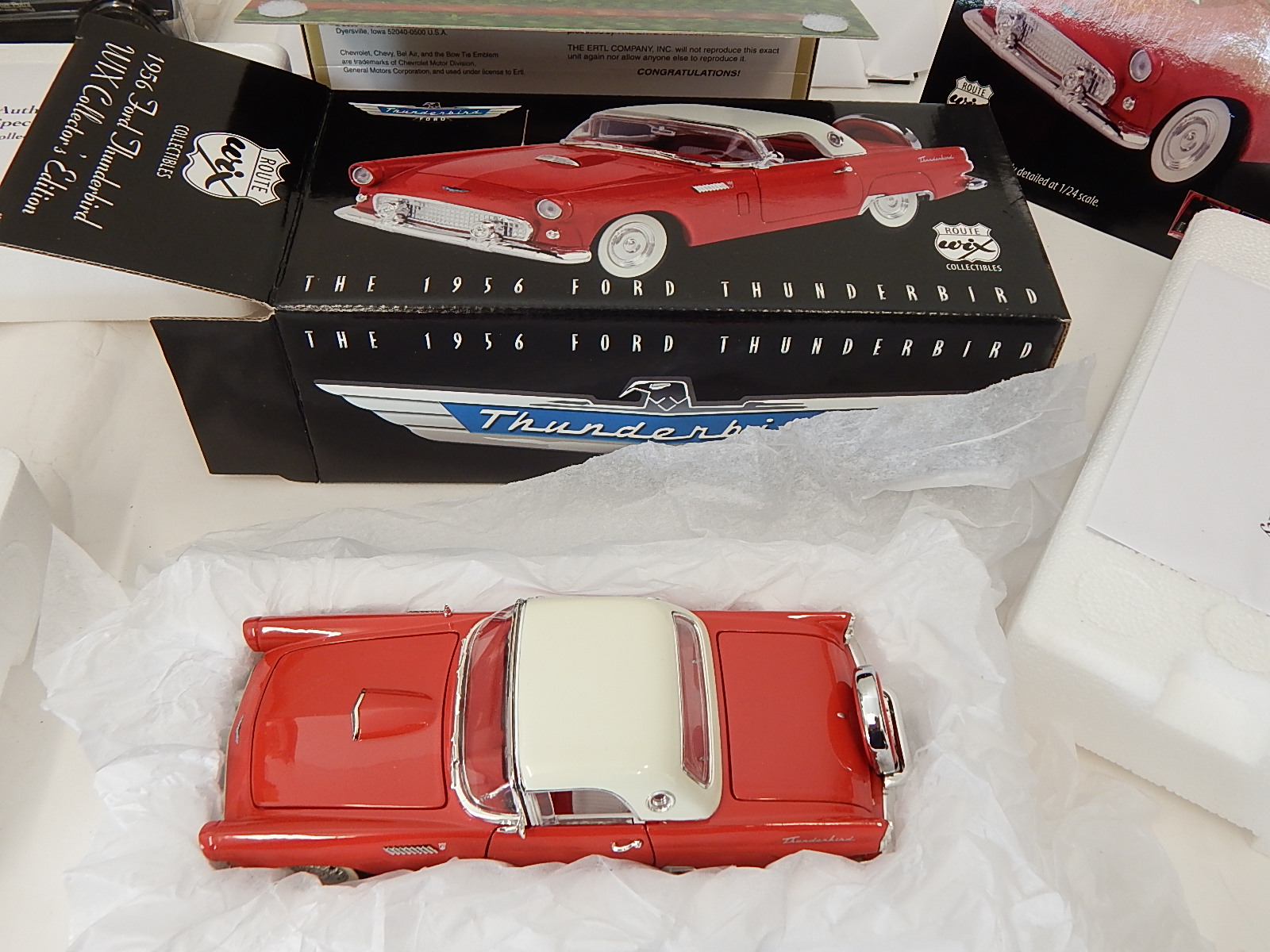 Four Collectible DieCast Cars