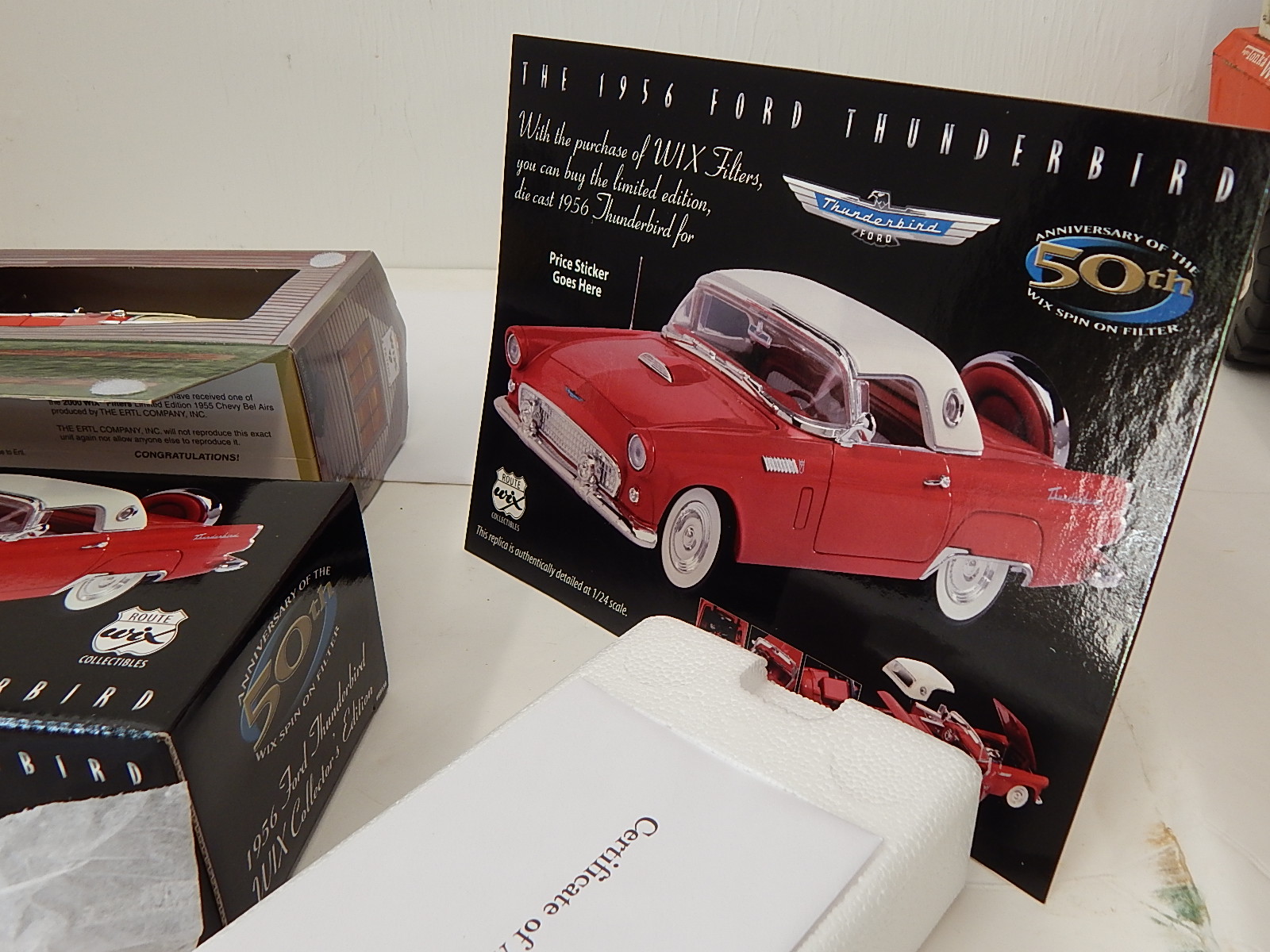 Four Collectible DieCast Cars