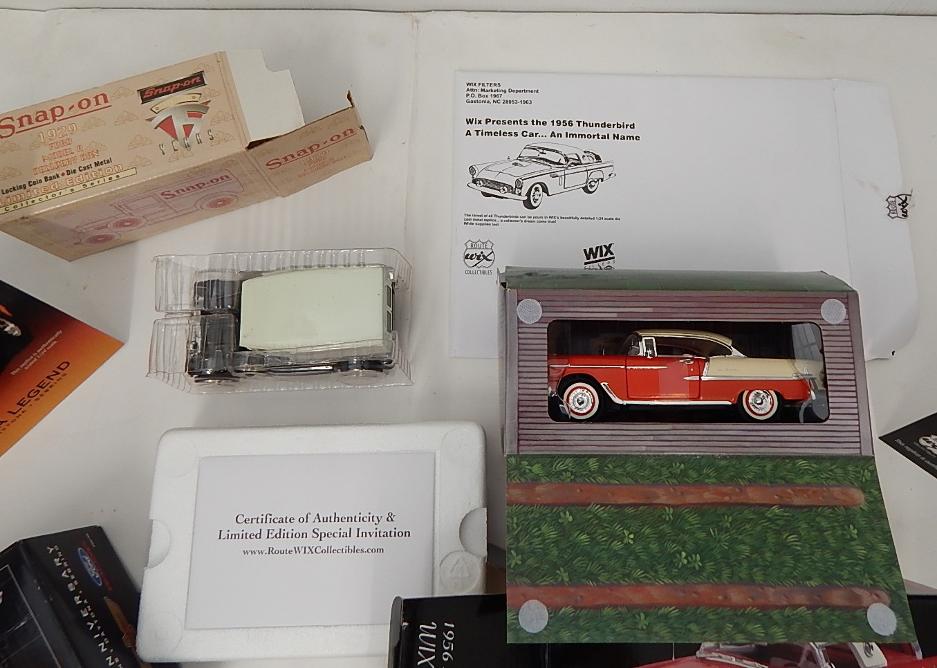 Four Collectible DieCast Cars