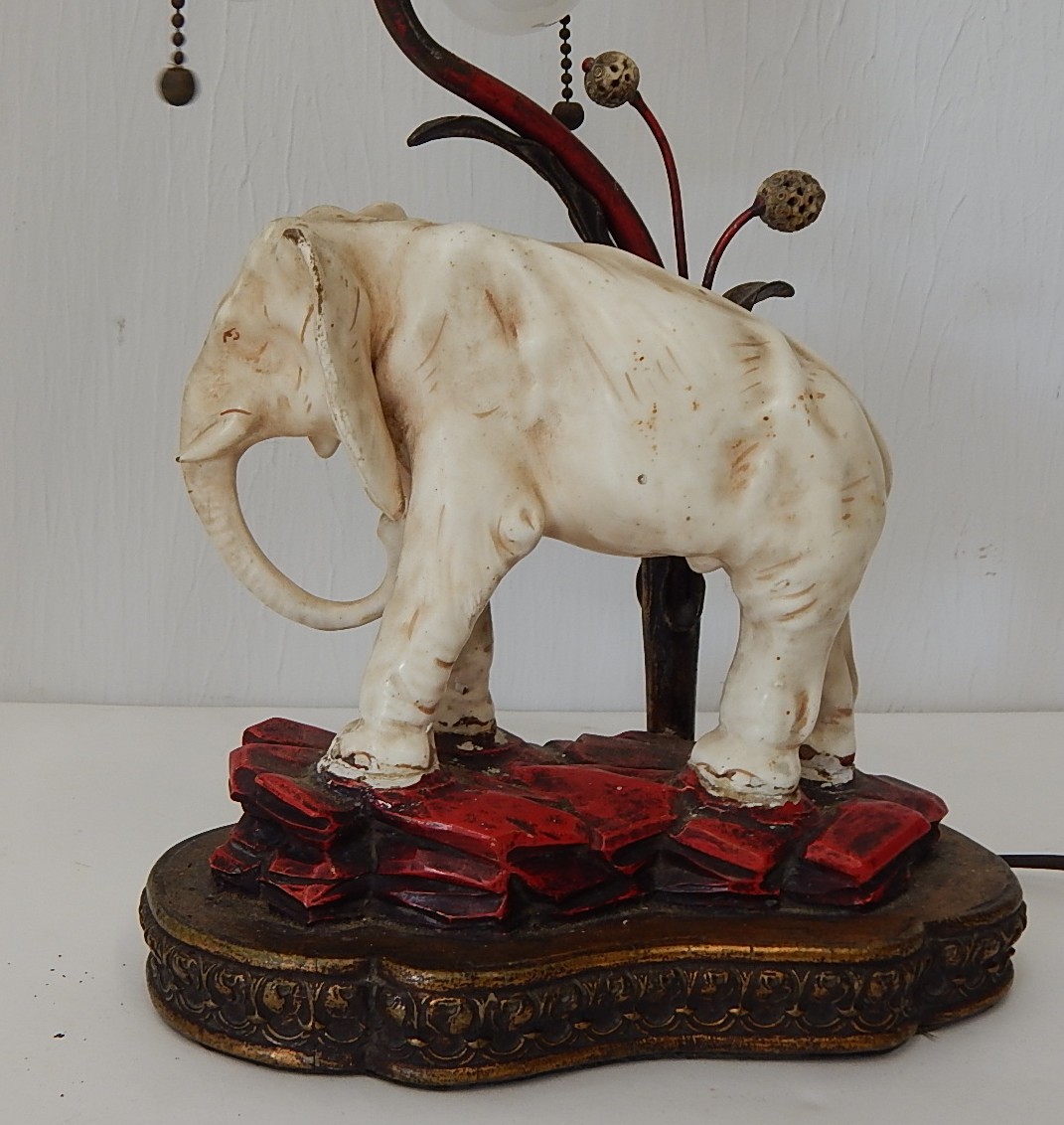 Vintage Elephant Lamp