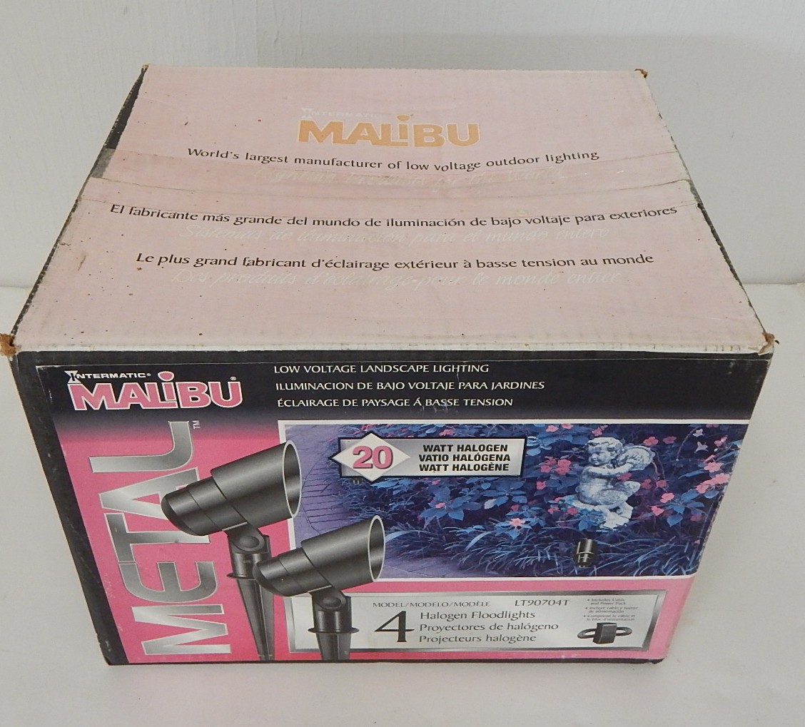 Malibu Low Voltage Halogen Lights - Four Lights
