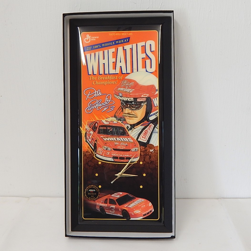 Dale Earnhardt Wheaties Wall Clock