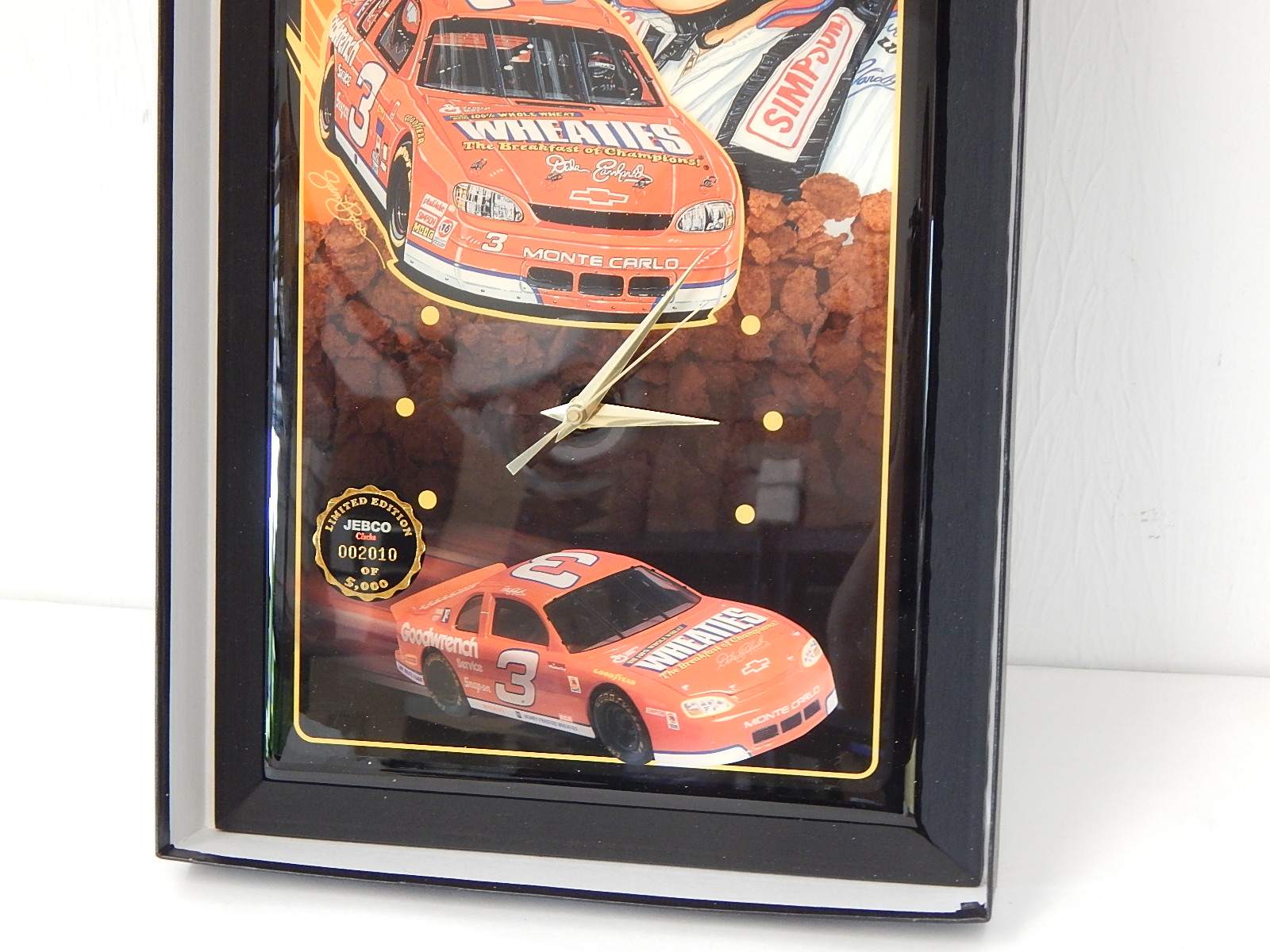 Dale Earnhardt Wheaties Wall Clock