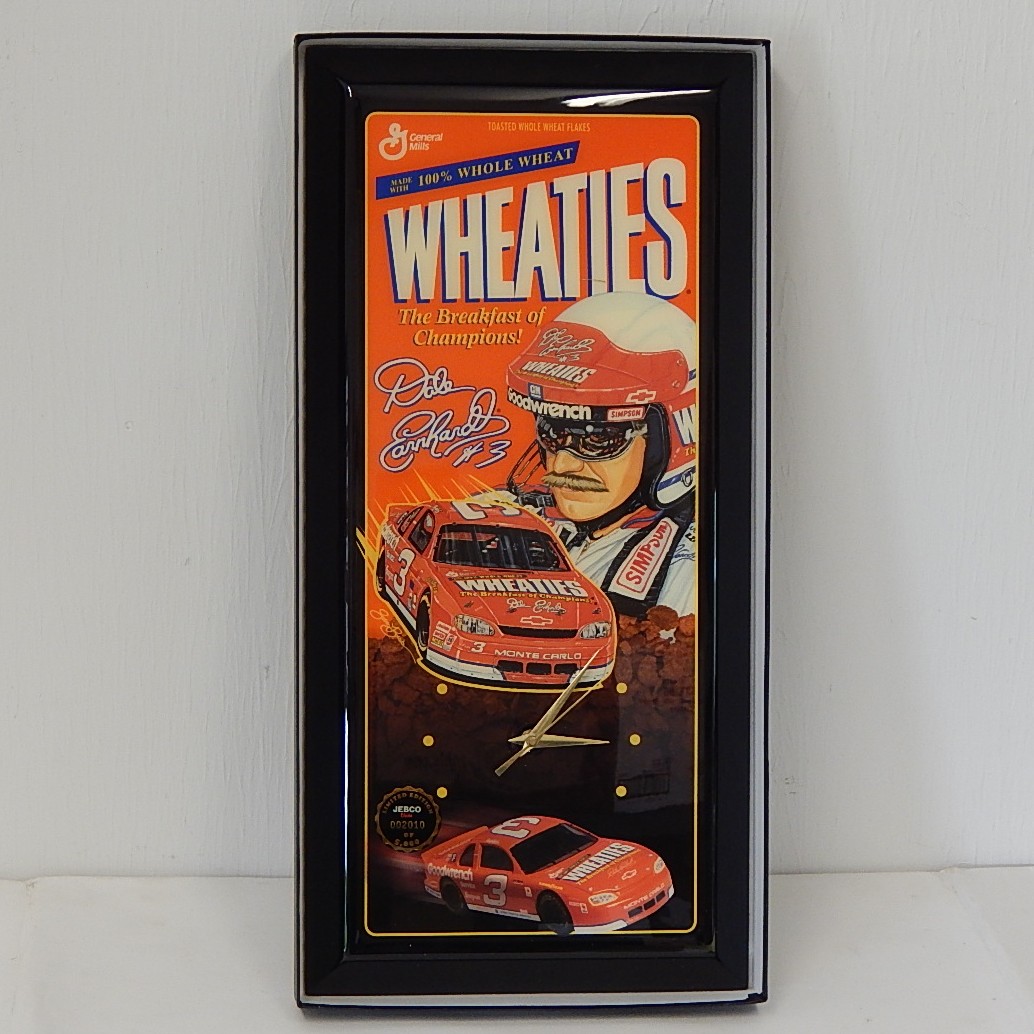 Dale Earnhardt Wheaties Wall Clock