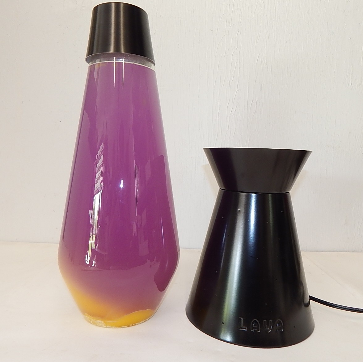 Purple and Yellow Lava Lamp
