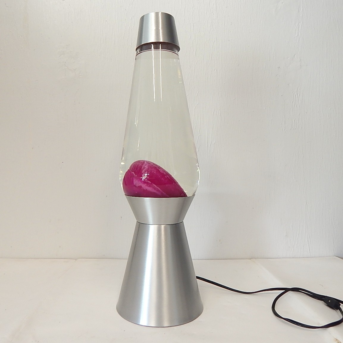 Clear and Fuchsia Lava Lamp
