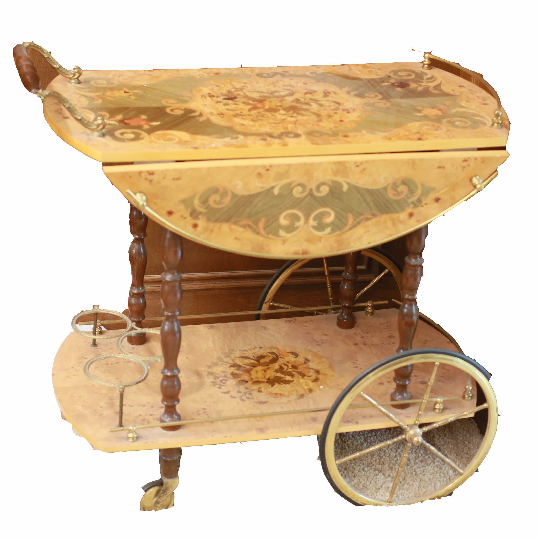 Rolling Beverage Cart