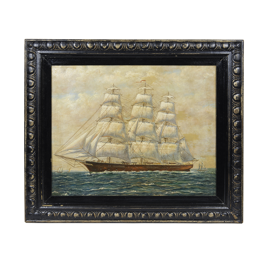 Nautical Oil on Board