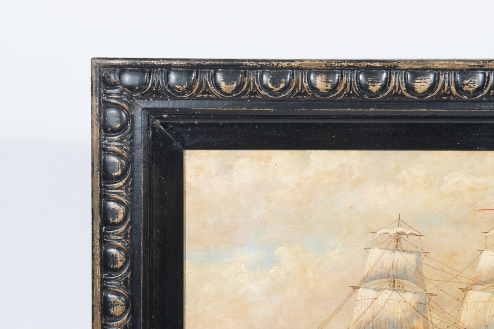 Nautical Oil on Board