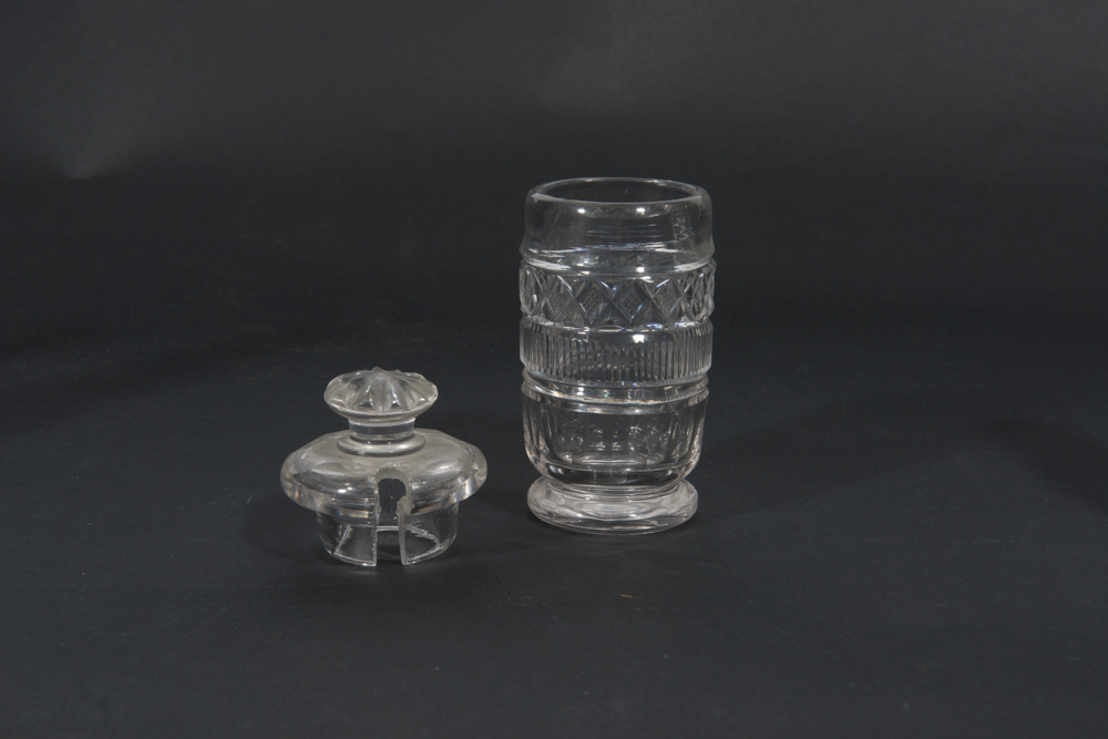 Partial Anglo-Irish Cut Glass Cruet Set