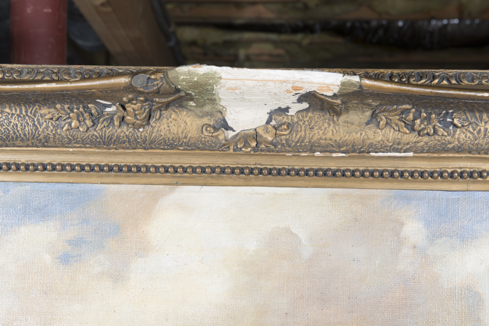 WDM Brenner "Romantic Proposal" Oil on Canvas