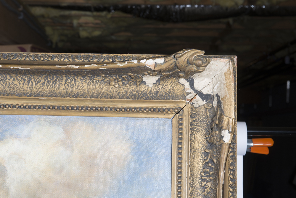 WDM Brenner "Romantic Proposal" Oil on Canvas