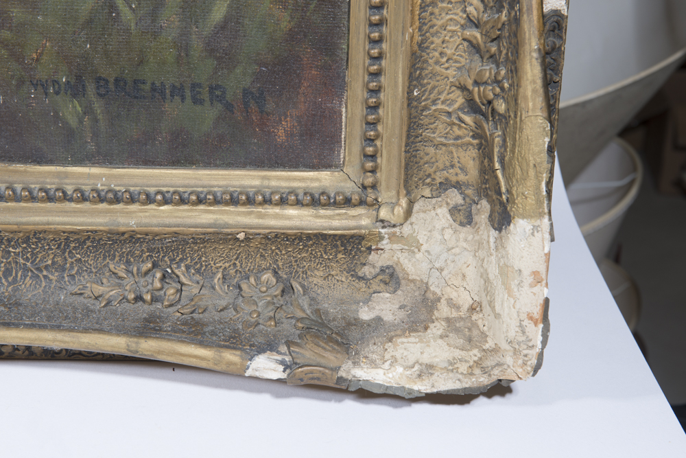 WDM Brenner "Romantic Proposal" Oil on Canvas