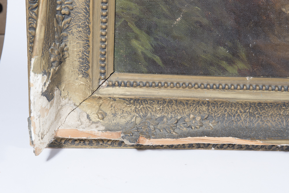 WDM Brenner "Romantic Proposal" Oil on Canvas