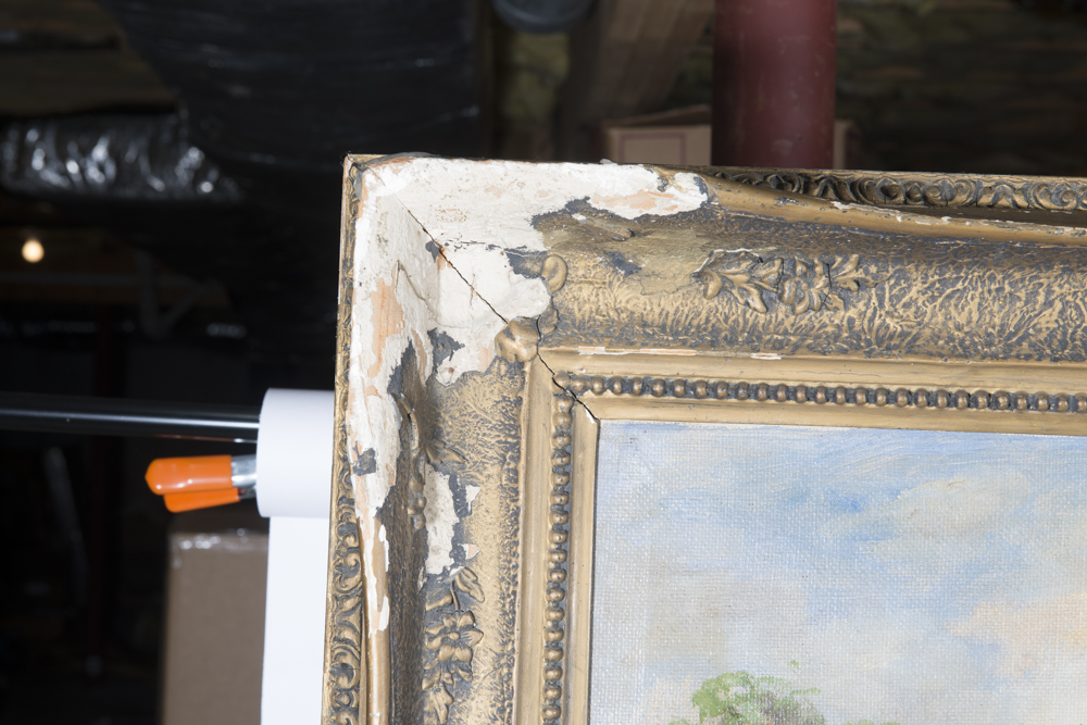 WDM Brenner "Romantic Proposal" Oil on Canvas