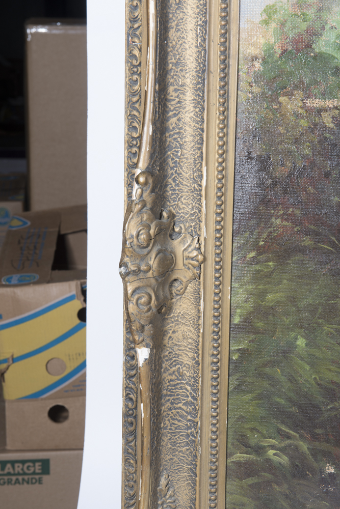 WDM Brenner "Romantic Proposal" Oil on Canvas