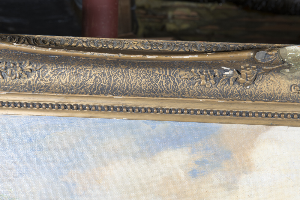 WDM Brenner "Romantic Proposal" Oil on Canvas