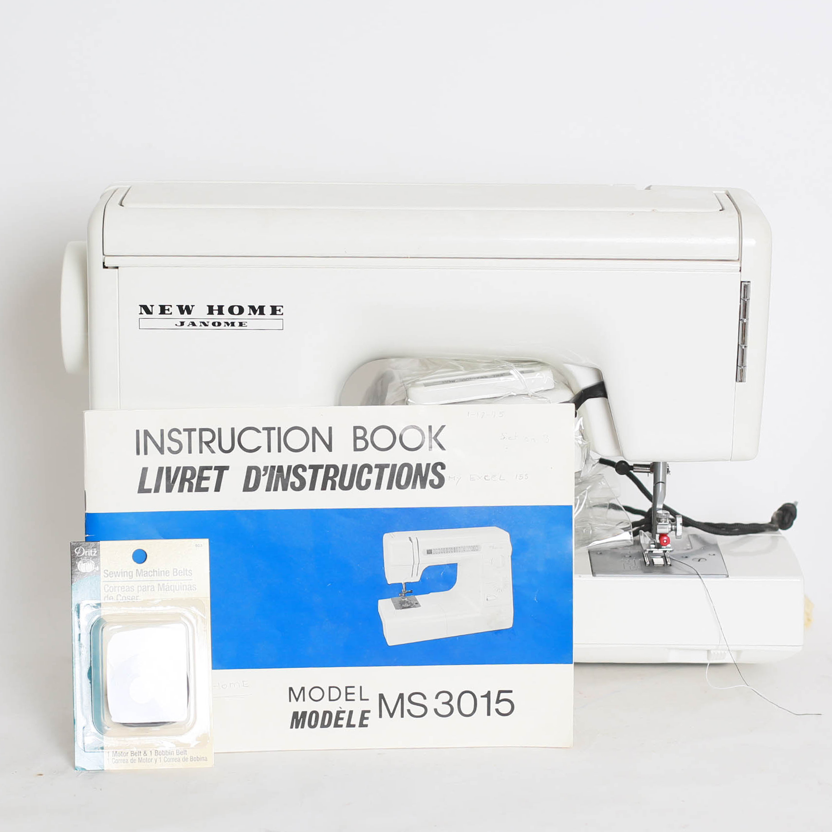 New Home Sewing Machine Model MS 3015