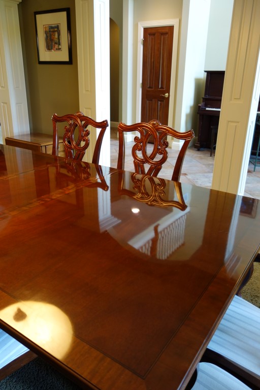 Universal Furniture Chippendale Style Dining Table And Six Chairs