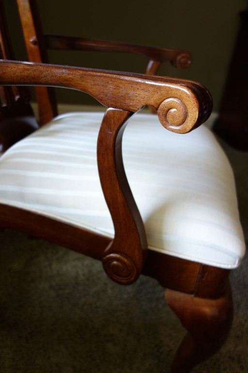 Universal Furniture Chippendale Style Dining Table And Six Chairs