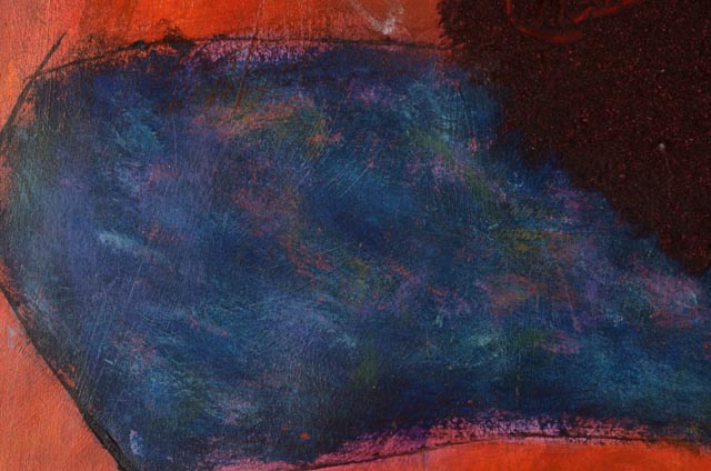 Original Acrylic on Paper Attributed to Melissa Frey "Trailsmen"