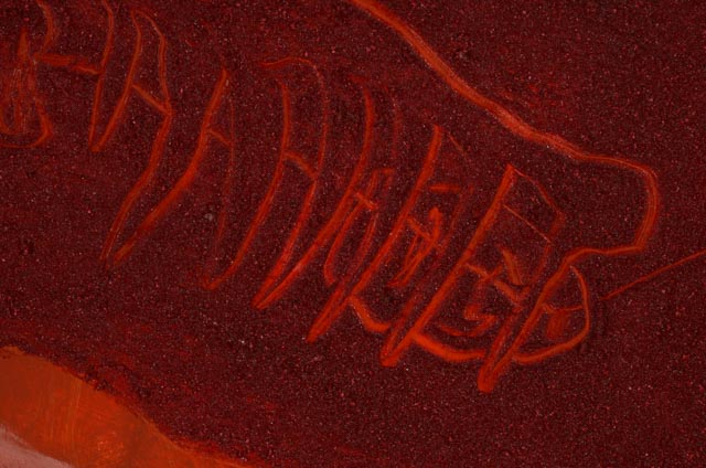 Original Acrylic on Paper Attributed to Melissa Frey "Trailsmen"