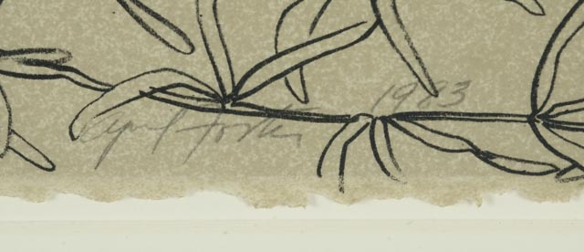 April Foster Limited Edition Signed and Numbered Lithograph "Egrets"